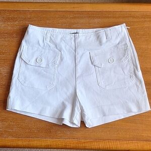 Vintage 90s Y2K Sisley cotton tailored shorts Made in Italy cottagecore dressy